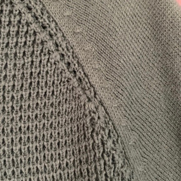 Francesca’s Alya olive green knit sweater dress size small - Picture 3 of 7